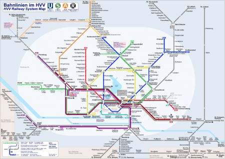 Plano metro Hamburgo