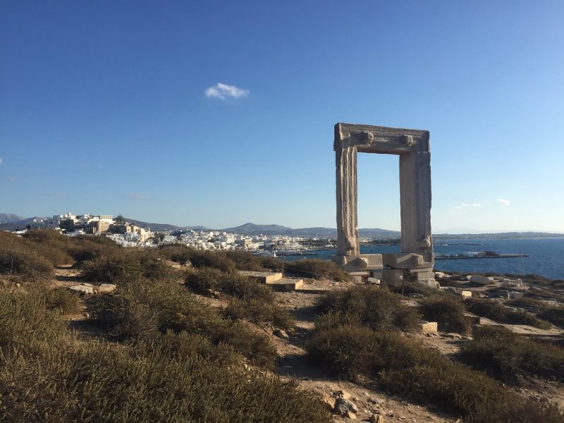 Puerta de Apolo Chora Naxos Grecia