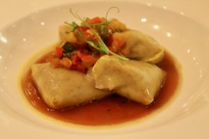 Raviolis de pato Baluarte Soria