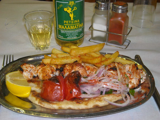 Souvlaki comida griega