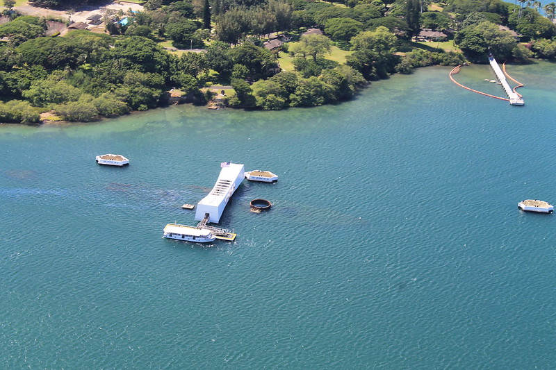 Vista aerea Pearl Harbor