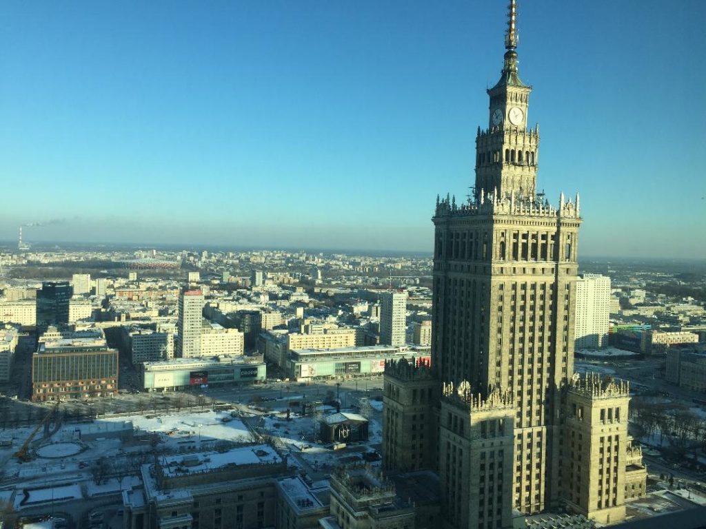 Vistas desde Intercontinental Varsovia
