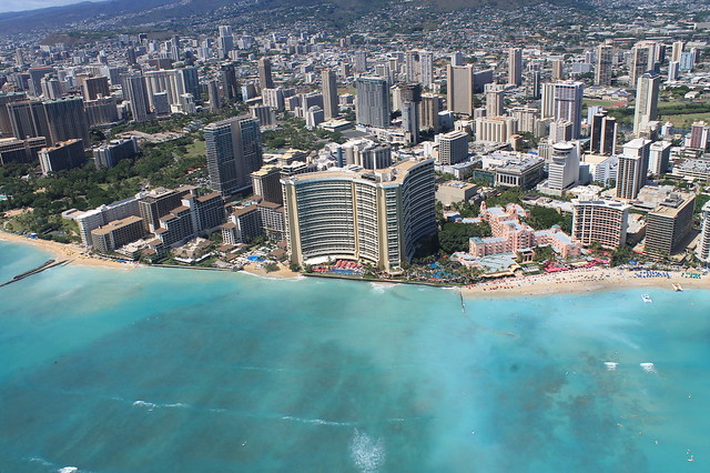 Waikiki desde el aire