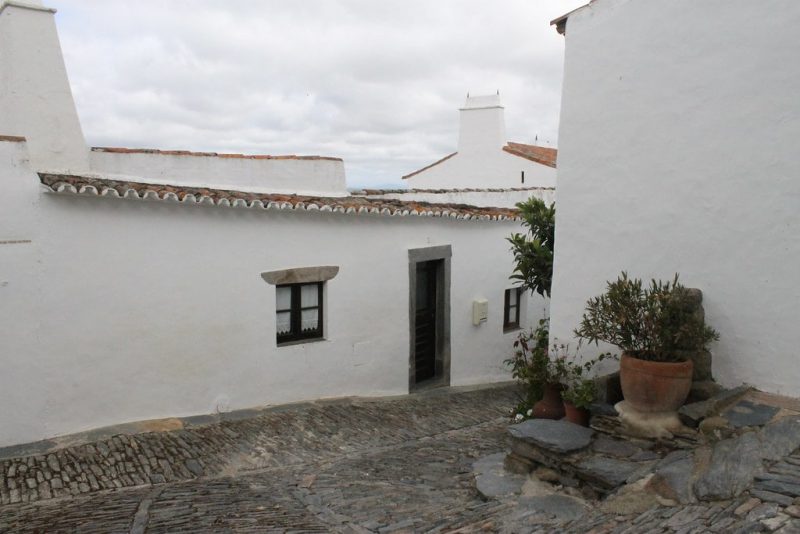 Casas blancas Monsaraz Portugal