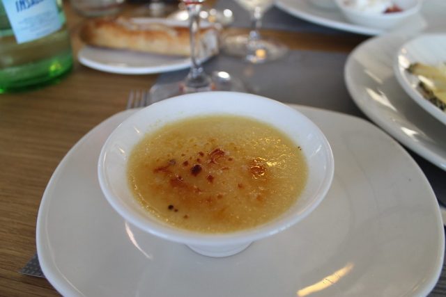 Crema de vainilla caramelizada Basque Culinary Center