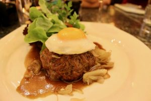 Hamburguesa Brasserie la Roue D’or Bruselas