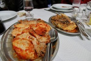 Lomo de cerdo al horno Adega Velha Mourao Portugal