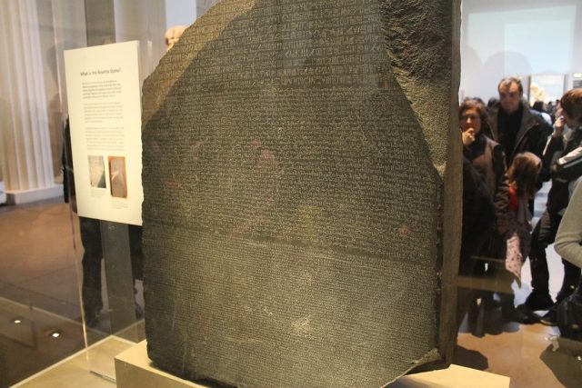 Piedra Rosetta Museo Británico de Londres
