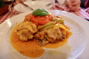 Pollo guisado Roma