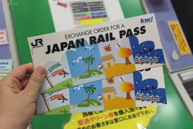 Resguardo del Japan Rail Pass