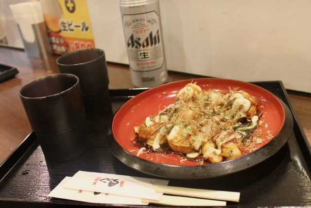 Takoyaki en Shin Osaka