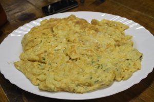 Tortilla de bacalao Sidrería Martitxonea