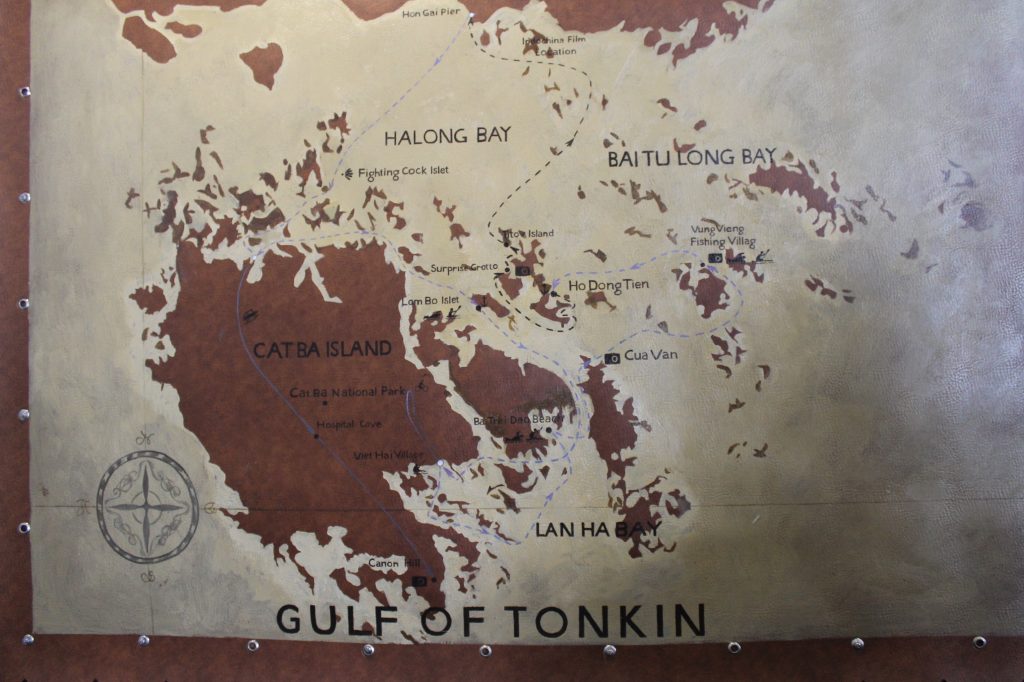 Mapa bahia Halong