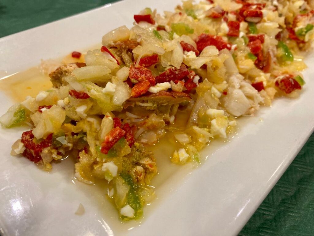 Salpicon de ñocla Restaurante Sidreria Casa Ferino Gijon